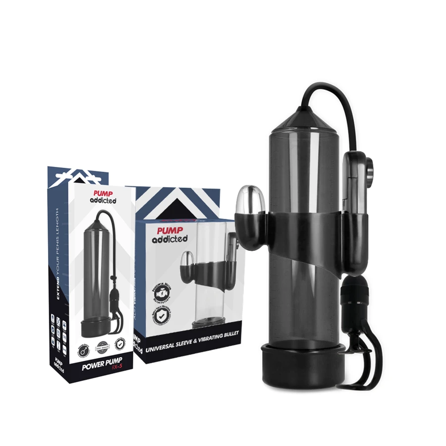 PUMP ADDICTED - CZARNY WIBRATOR RX5